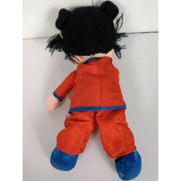 Precious Moments Plush Doll Geisha Girl w/ Lamp 1987 Applause Samuel J Butcher - Picture 3 of 12